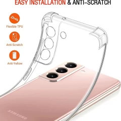 Husa pentru Samsung Galaxy S23 - Techsuit Shockproof Clear Silicone - Clear transparenta