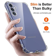 Husa pentru Samsung Galaxy A14 4G / A14 5G - Techsuit Shockproof Clear Silicone - Clear transparenta