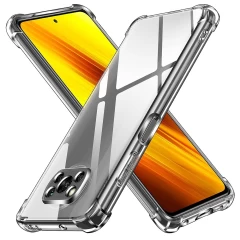 Husa pentru Xiaomi Poco X3 / Poco X3 NFC / Poco X3 Pro - Techsuit Shockproof Clear Silicone - Clear transparenta