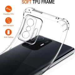 Husa pentru Xiaomi 11T / 11T Pro - Techsuit Shockproof Clear Silicone - Clear transparenta