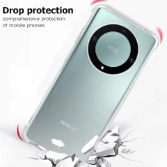 Husa pentru Honor Magic5 Lite - Techsuit Shockproof Clear Silicone - Clear transparenta