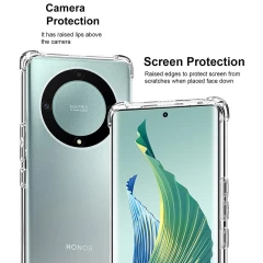 Husa pentru Honor Magic5 Lite - Techsuit Shockproof Clear Silicone - Clear transparenta