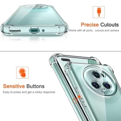 Husa pentru Honor Magic5 Pro - Techsuit Shockproof Clear Silicone - Clear transparenta