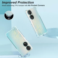 Husa pentru Honor 90 Pro - Techsuit Shockproof Clear Silicone - Clear transparenta