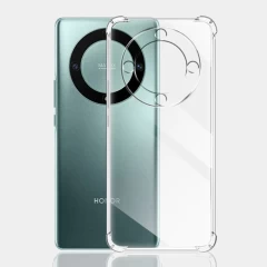 Husa pentru Honor X9a - Techsuit Shockproof Clear Silicone - Clear transparenta