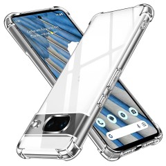 Husa pentru Google Pixel 7 - Techsuit Shockproof Clear Silicone - Clear