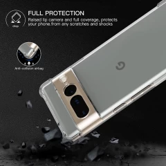 Husa pentru Google Pixel 7 Pro - Techsuit Shockproof Clear Silicone - Clear transparenta