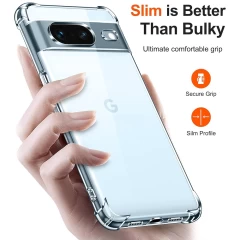 Husa pentru Google Pixel 8a - Techsuit Shockproof Clear Silicone - Clear transparenta