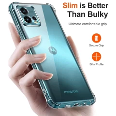 Husa pentru Motorola Moto G72 - Techsuit Shockproof Clear Silicone - Clear transparenta