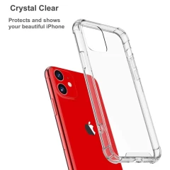 Husa pentru iPhone 11 - Techsuit Shockproof Clear Silicone - Clear transparenta