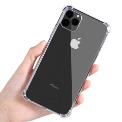 Husa pentru iPhone 12 Pro - Techsuit Shockproof Clear Silicone - Clear transparenta