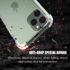 Husa pentru iPhone 12 Pro - Techsuit Shockproof Clear Silicone - Clear transparenta