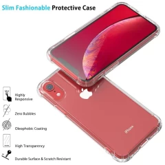 Husa pentru iPhone XR - Techsuit Shockproof Clear Silicone - Clear transparenta