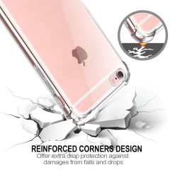 Husa pentru iPhoneSE 2 / SE 2020 / 7 / 8 / SE 3 / SE 2022 - Techsuit Shockproof Clear Silicone - Clear transparenta