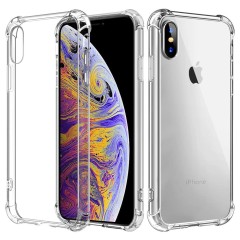 Husa pentru iPhone X / 10 / XS - Techsuit Shockproof Clear Silicone - Clear