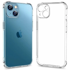 Husa pentru iPhone 15 - Techsuit Shockproof Clear Silicone - Clear transparenta