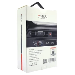 Suport Telefon Auto 360 pentru Ventilatie Yesido C114 - Black Black