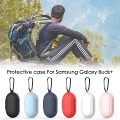 Husa pentru Samsung Galaxy Buds + / Buds - Techsuit Silicone Case - Black Negru