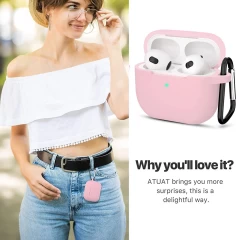 Husa pentru Apple AirPods 3 - Techsuit - Pink Roz