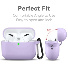 Husa pentru Apple AirPods Pro 1 / 2 - Techsuit - Purple Mov