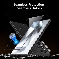 Folie Ecran pentru Samsung Galaxy S24 Ultra + Folie Camera (set 2) - ESR Screen Shield - Clear transparenta