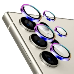Folie Camera pentru Samsung Galaxy S24 Ultra - ESR Lens Protector Tempered Glass - Clear Multicolor 