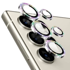 Folie Camera pentru Samsung Galaxy S24 Ultra - ESR Lens Protector Tempered Glass - Chromatic Multicolor 
