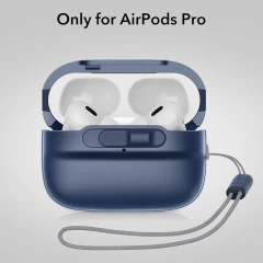 Husa pentru Apple AirPods Pro 1 / 2 - ESR Pulse Magnetic HaloLock - Dark Blue bleumarin