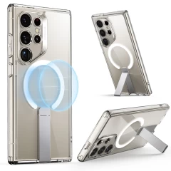 Husa pentru Samsung Galaxy S24 Ultra - ESR Boost Flickstand HaloLock - Clear transparenta