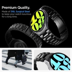 Curea pentru Samsung Galaxy Watch6 44mm - Spigen Modern Fit - Black Negru