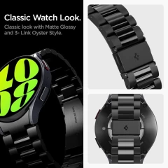 Curea pentru Samsung Galaxy Watch6 44mm - Spigen Modern Fit - Black Negru