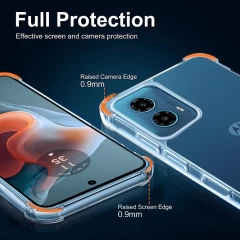 Husa pentru Motorola Moto G34 - Techsuit Shockproof Clear Silicone - Clear transparenta