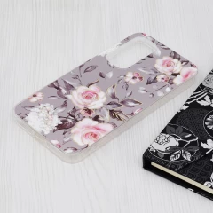 Husa pentru Samsung Galaxy A35 5G - Techsuit Marble Series - Bloom of Ruth Gray Gri