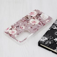 Husa pentru Samsung Galaxy A55 5G - Techsuit Marble Series - Bloom of Ruth Gray Gri