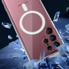 Husa pentru Samsung Galaxy S24 Ultra - Techsuit MagSafe Pro - Nude Pink Roz