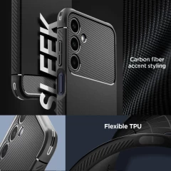 Husa pentru Samsung Galaxy A25 5G - Spigen Rugged Armor - Black Negru