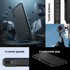 Husa pentru Samsung Galaxy A15 4G / A15 5G - Spigen Tough Armor - Black Negru