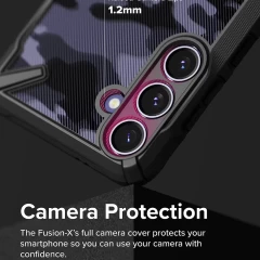 Husa pentru Samsung Galaxy S24 - Ringke Fusion X - Black Negru