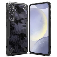 Husa pentru Samsung Galaxy S24 - Ringke Fusion X Design - Camo Black Camo Black