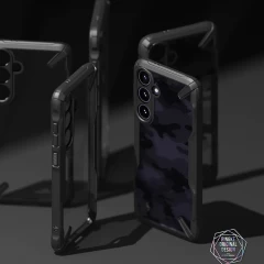 Husa pentru Samsung Galaxy S24 - Ringke Fusion X Design - Camo Black Camo Black