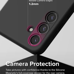 Husa pentru Samsung Galaxy S24 - Ringke Silicone Magnetic - Pink Sand Roz