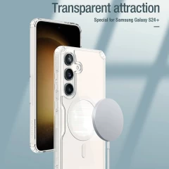 Husa pentru Samsung Galaxy S24 Plus - Nillkin Nature TPU PRO MagSafe Case - Transparent transparenta