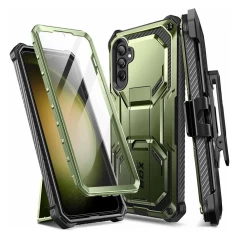 Husa pentru Samsung Galaxy S23 FE + Folie - I-Blason Armorbox - Black Verde 