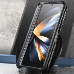 Husa pentru Samsung Galaxy Z Fold5 + Folie - I-Blason Armorbox - Black Negru