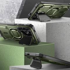 Husa pentru Samsung Galaxy S24 Ultra + Folie - I-Blason Armorbox MagSafe - Guldan Verde