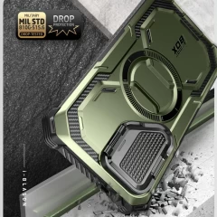 Husa pentru Samsung Galaxy S24 Plus + Folie - I-Blason Armorbox MagSafe - Guldan Verde