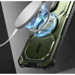 Husa pentru Samsung Galaxy S24 + Folie - I-Blason Armorbox MagSafe - Guldan Verde