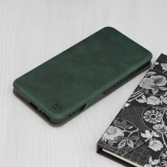 Husa pentru Xiaomi Redmi Note 13 4G - Techsuit Safe Wallet Plus - Green Verde