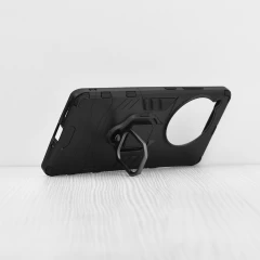 Husa pentru OnePlus 12R - Techsuit Silicone Shield - Black Negru