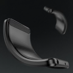 Husa pentru Samsung Galaxy Xcover7 - Techsuit Carbon Silicone - Black Negru